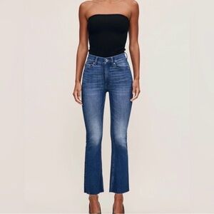 DL1961 Bridget Boot Cut High Rise Instasculpt Crop Jeans